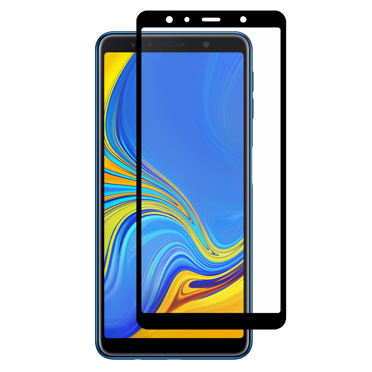 

Enkay Full Glue 2.5D Curved Edge Tempered Glass Screen Protector For Samsung Galaxy A7 2018