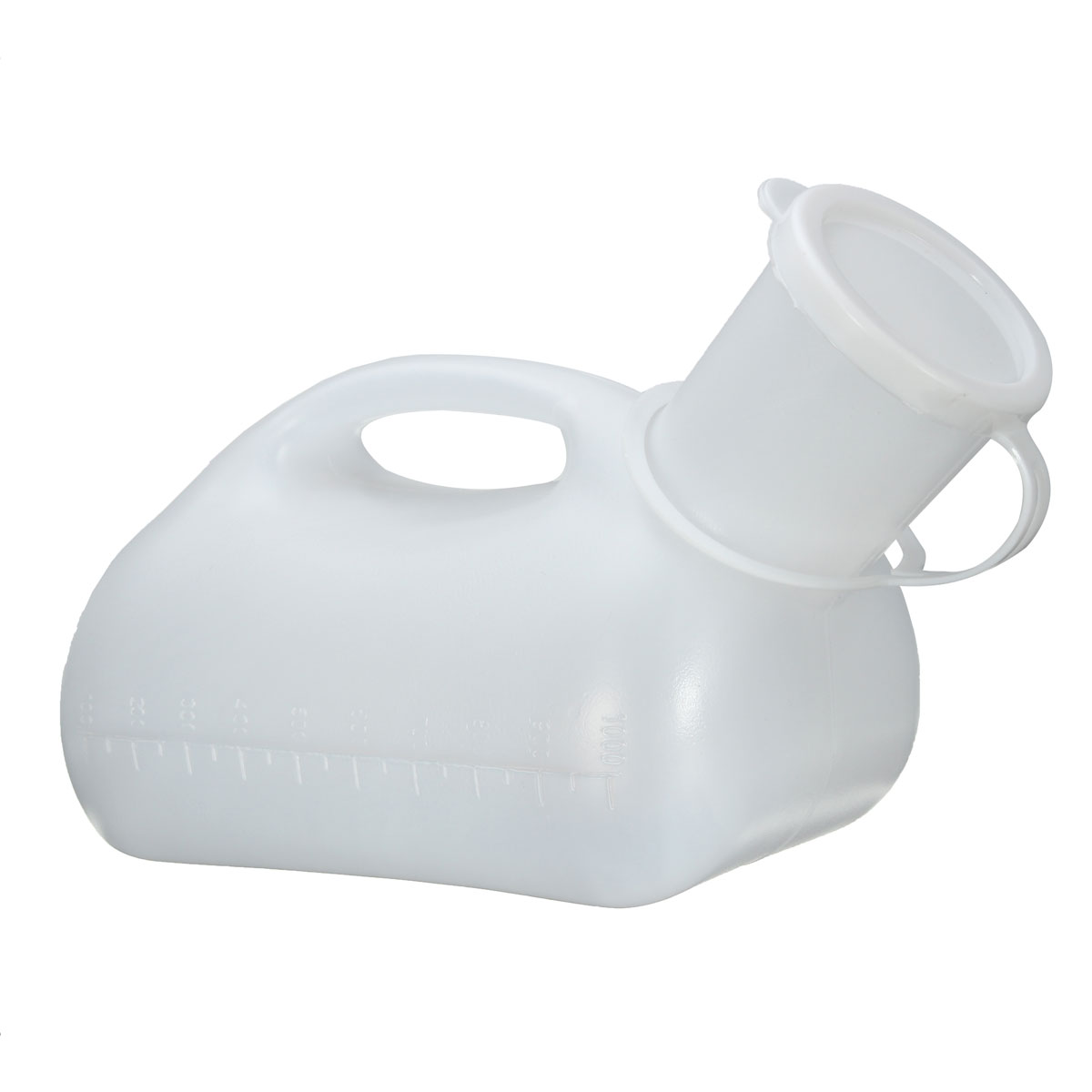 

White 1000ml Male Men Urinal Spill Resistant Portable Plastic Pee Bottle Camping Toilet