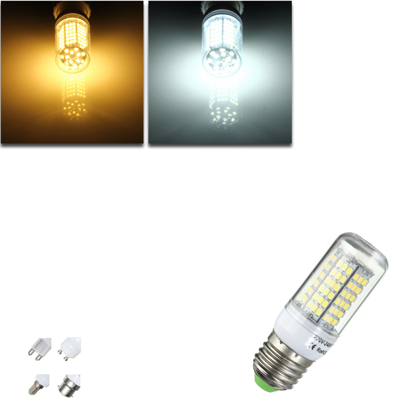 

E27/E14/G9/GU10/B22 7W 2835 SMD LED Corn Bulb Warm/White 220V Home Lamp