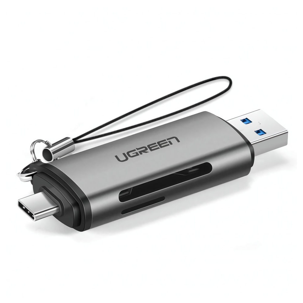 

UGreen CM185 Type-C USB 3.0 to TF SD OTG Memory Card Reader Support Simultaneous Read