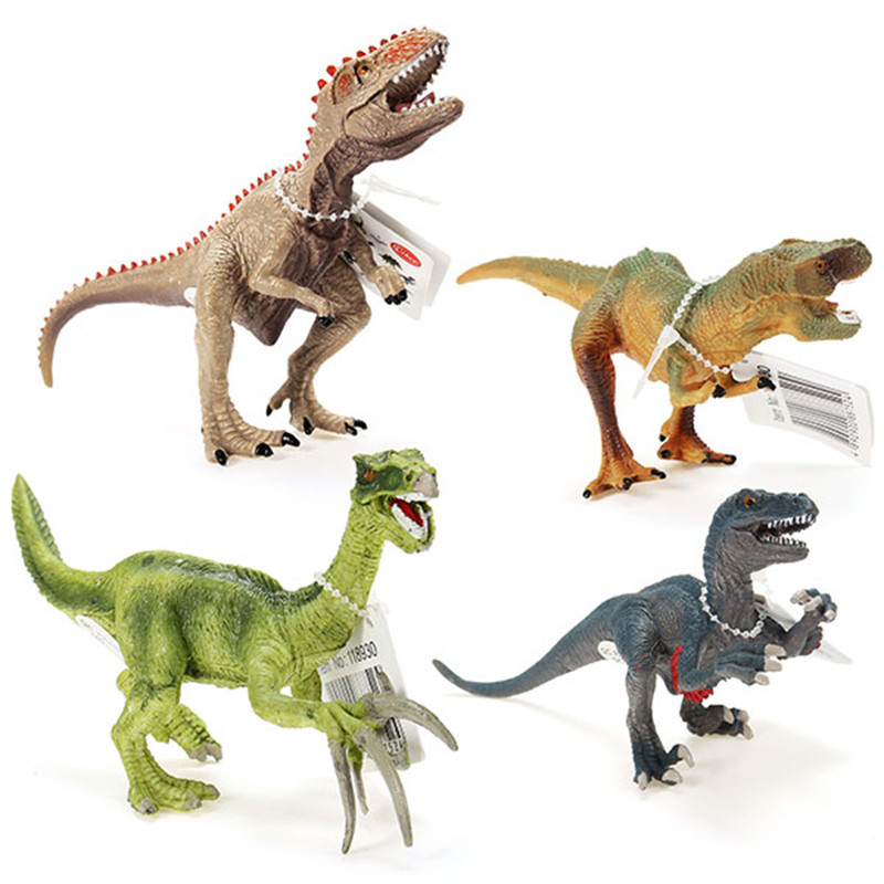 

Cikoo 4Pcs / Set Юрский парк мира Пластиковые динозавры Модель Игрушки Детские подарки