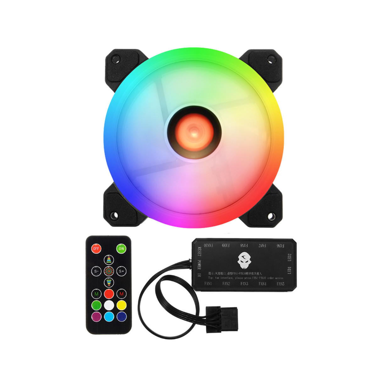 Find COOLMOON 120mm RGB Cooling Fan Small 6 Pin 4/5/6 Fans Silent CPU Heatsink Computer Case Cooler with Remote Controller for PC Computer F GM1 RGB for Sale on Gipsybee.com with cryptocurrencies