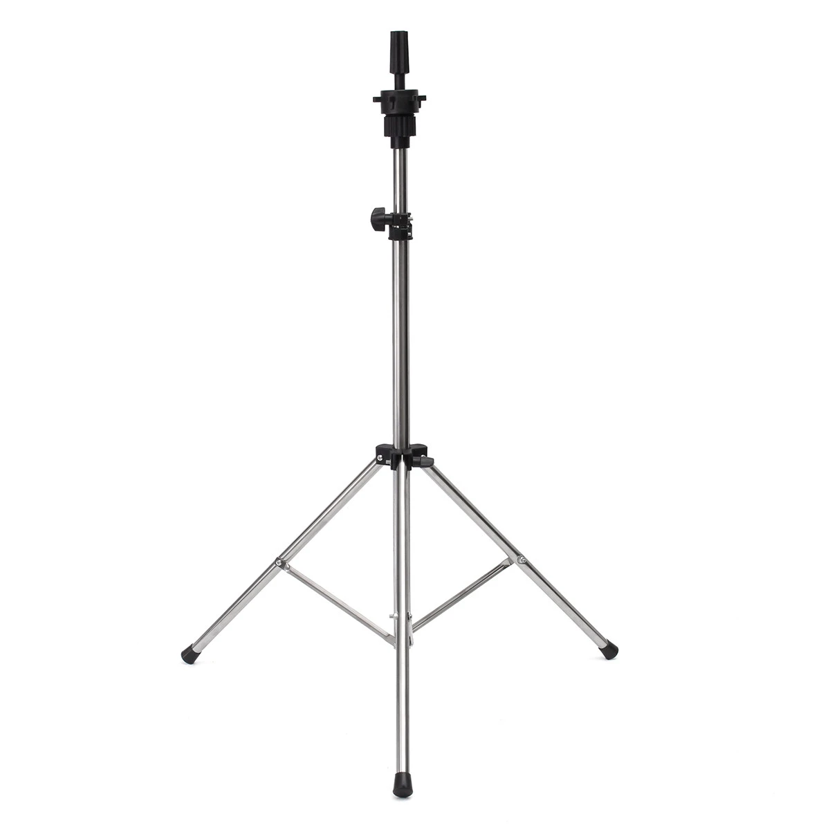 Adjustable Wig Head Tripod Stand Holder for Hairdressing Training Mannequin Practice