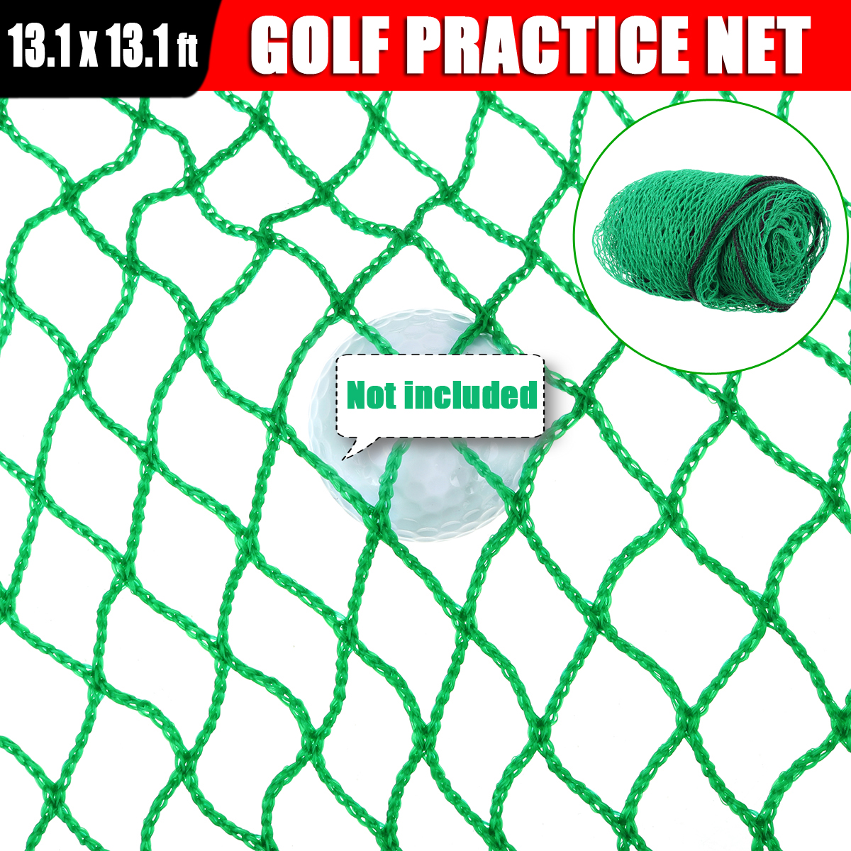 Outdoor 2M x 2M Golf Practice Nylon Netting 13