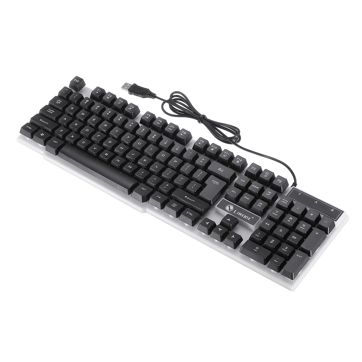 GTX300 104 Keys RGB Backlight Superthin Gaming Keyboard and 2.4GHZ 1200DPI 3 buttons USB Optical Gaming Mouse 6