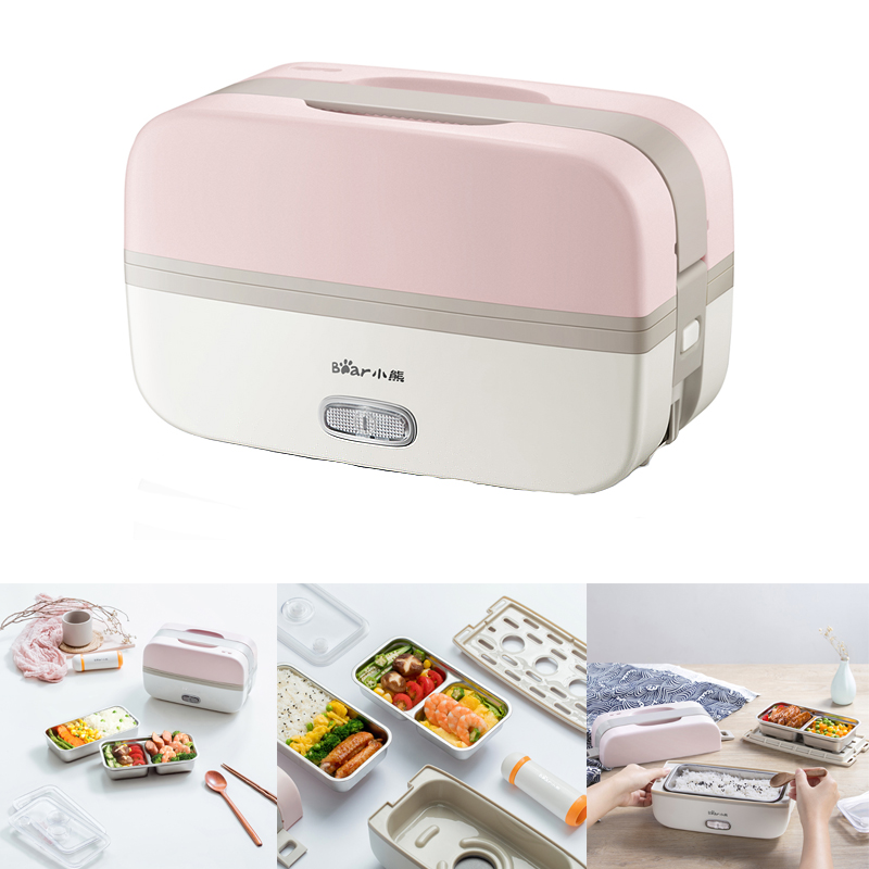 

Bear 270W 0.5L Portable Electric Lunch Bento Box Insulated Food Heating Warmer Car Thermos Rice Container from xiaomi youpin