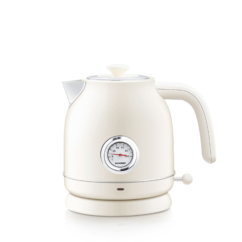 

OCOOKER CS-SH01 1.7L / 1800W Retro Electric Kettle with [ Thermometer Display ] Stainless Steel Water Kettle From Xiaomi Youpin