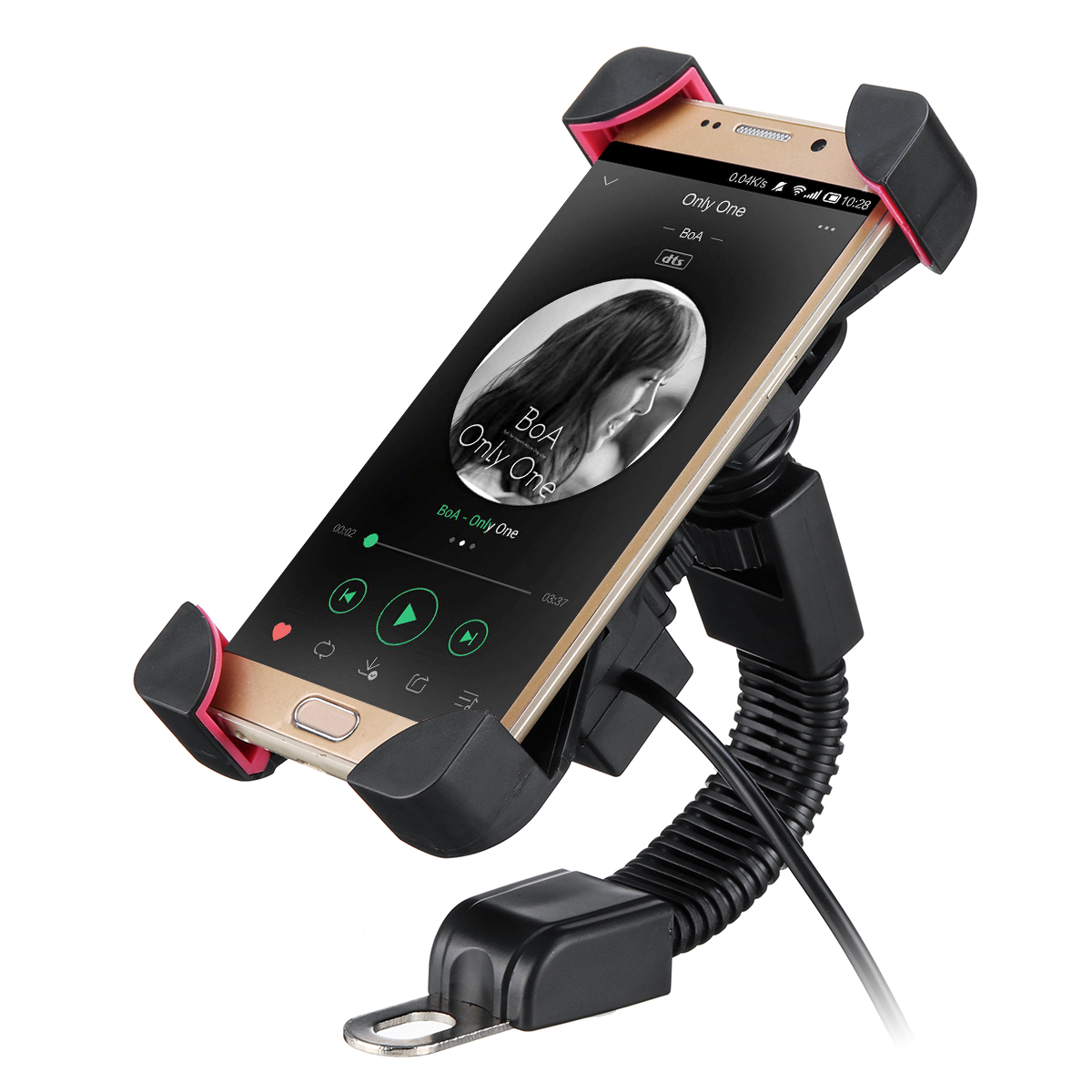 3.5-7inch Мобильный телефон Houlder Bracket 2.1A Зарядное устройство USB мотоцикл Монтажная плата для зарядки