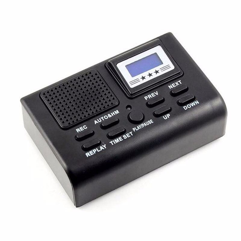 

Professional Digital Telephone Voice Recorder Mini Phone Call Recording Device LCD Display Support TF Card MP3 Play