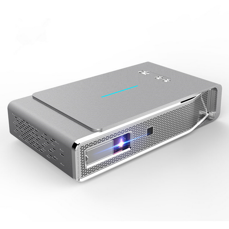 

WZATCO V5 DLP Projector 600 Ansi Lumens WXGA 1280x800P 2000:1 BT Wifi Support 1080P 4K Portable Home Theater Projector