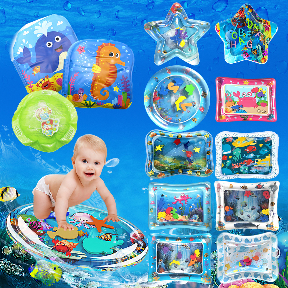 

Надувные игрушки Water Play Mat Младенцы Детские малыши Perfect Fun Tummy Time Play