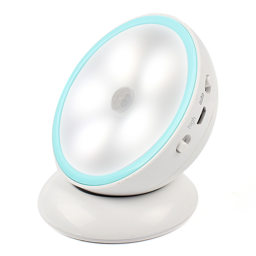 

Bakeey 360 ° Rotation PIR Детектор движения Датчик LED Night Light
