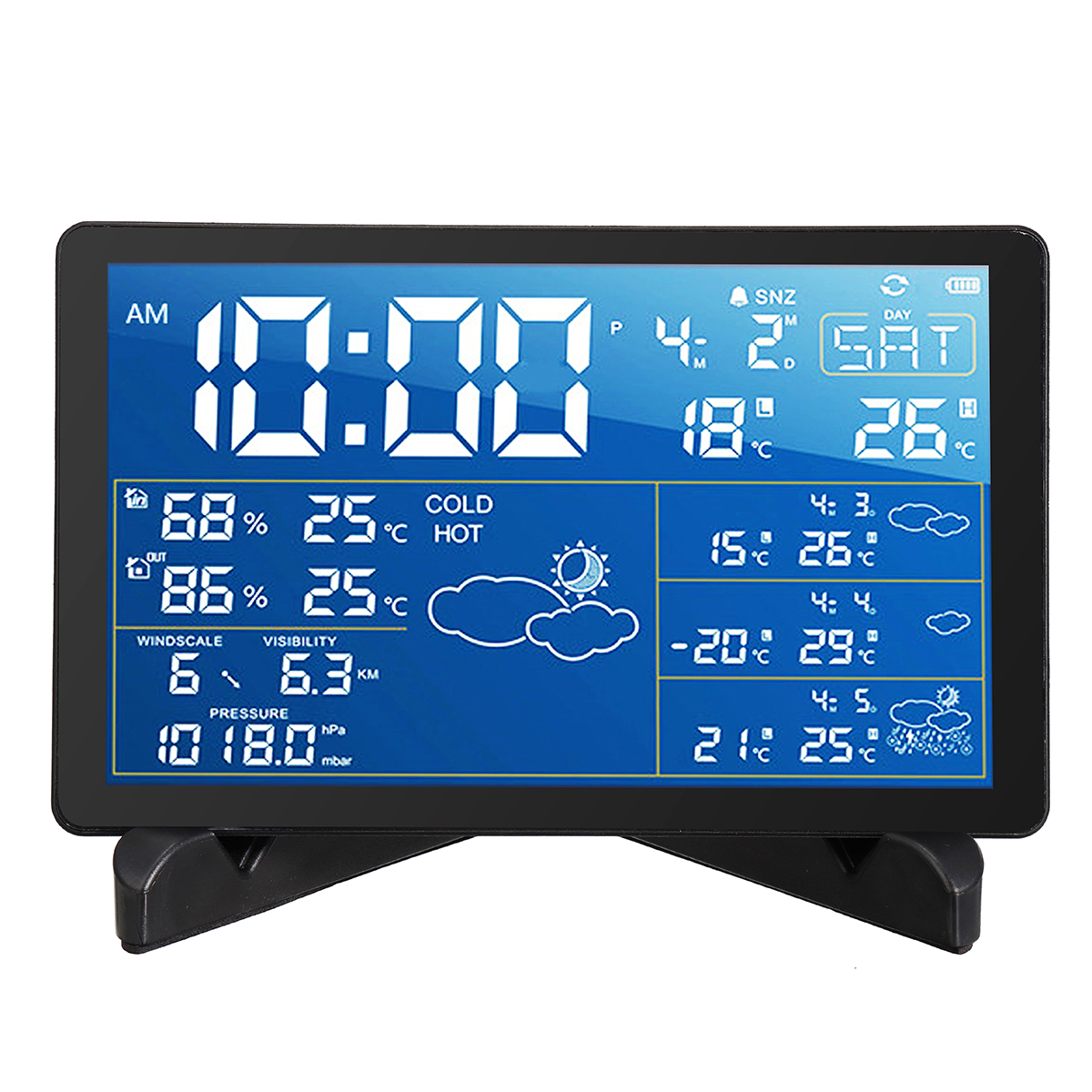 

Wireless bluetooth Weather Station Barometer Outdoor Forecast Sensor Alarm