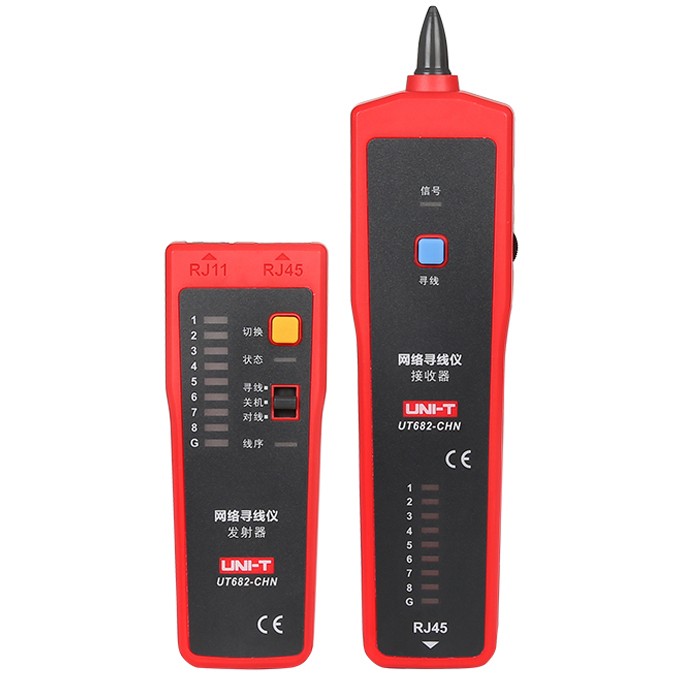 

UNI-T UT682 RJ11 RJ45 Wire Tracker Line Finder Telephone Wire tracker Network Cable Tracer Tester