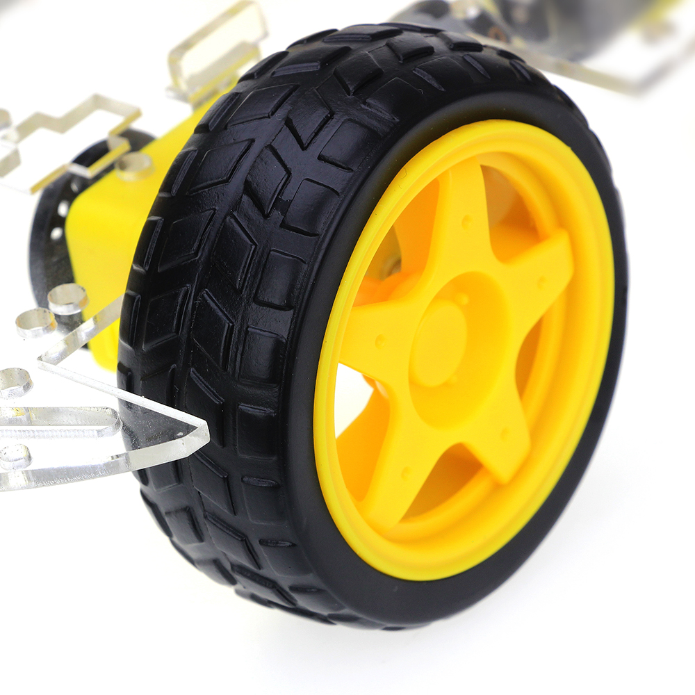 Find DIY 4WD Double-Deck Smart Robot Car Chassis Kits with Speed Encoder for Sale on Gipsybee.com with cryptocurrencies