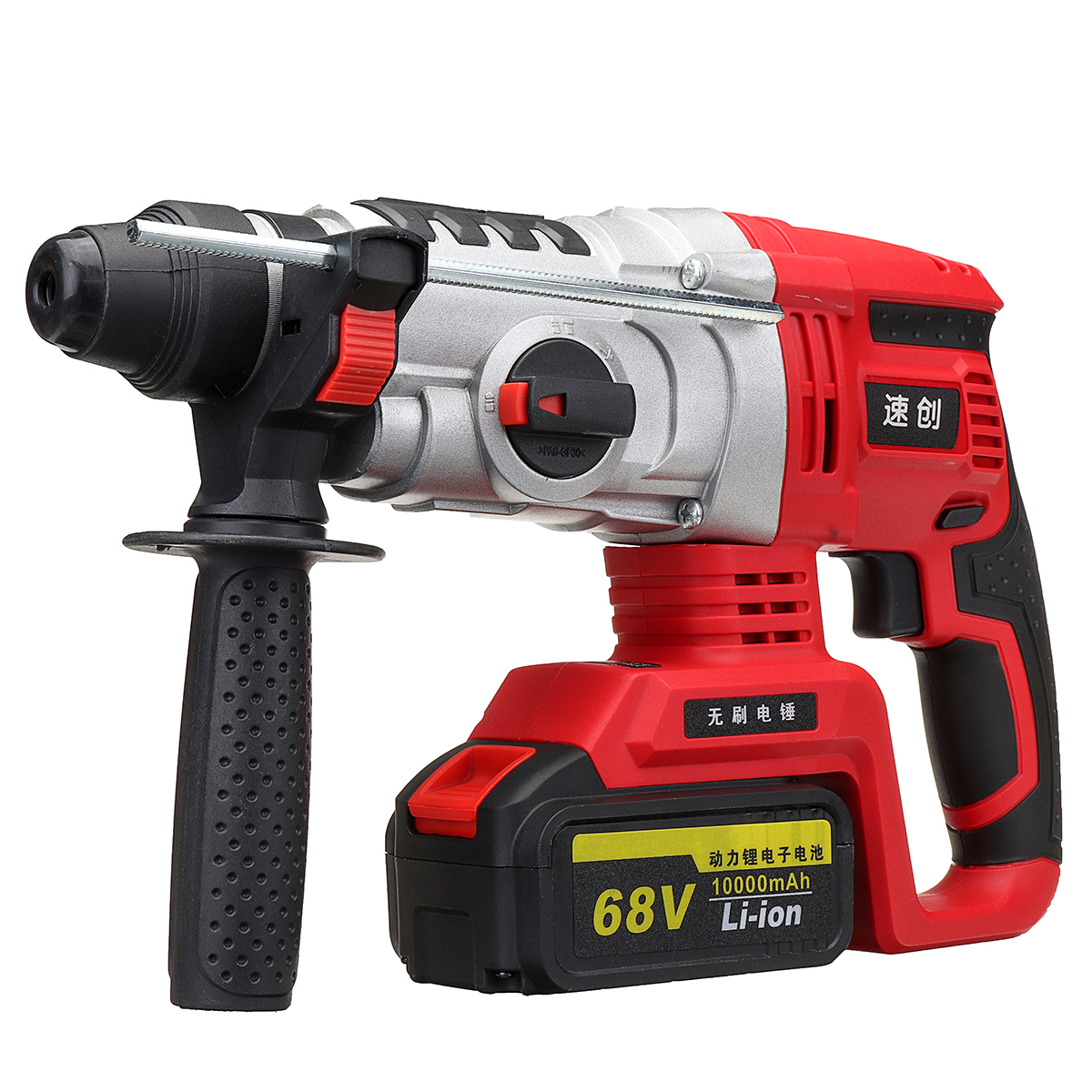 

68V/88V Electric Brushless Hammer Cordless Power Impact Drill with Lithium Battery EU