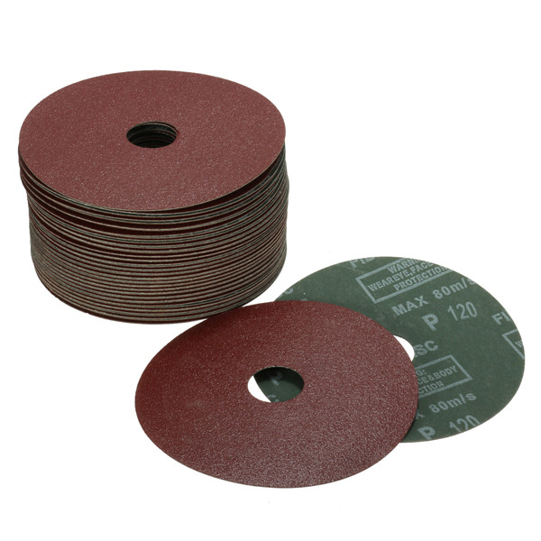 

50pcs 115mm Sanding Grinding Discs Wheels 24-120 Grit for Angle Grinder