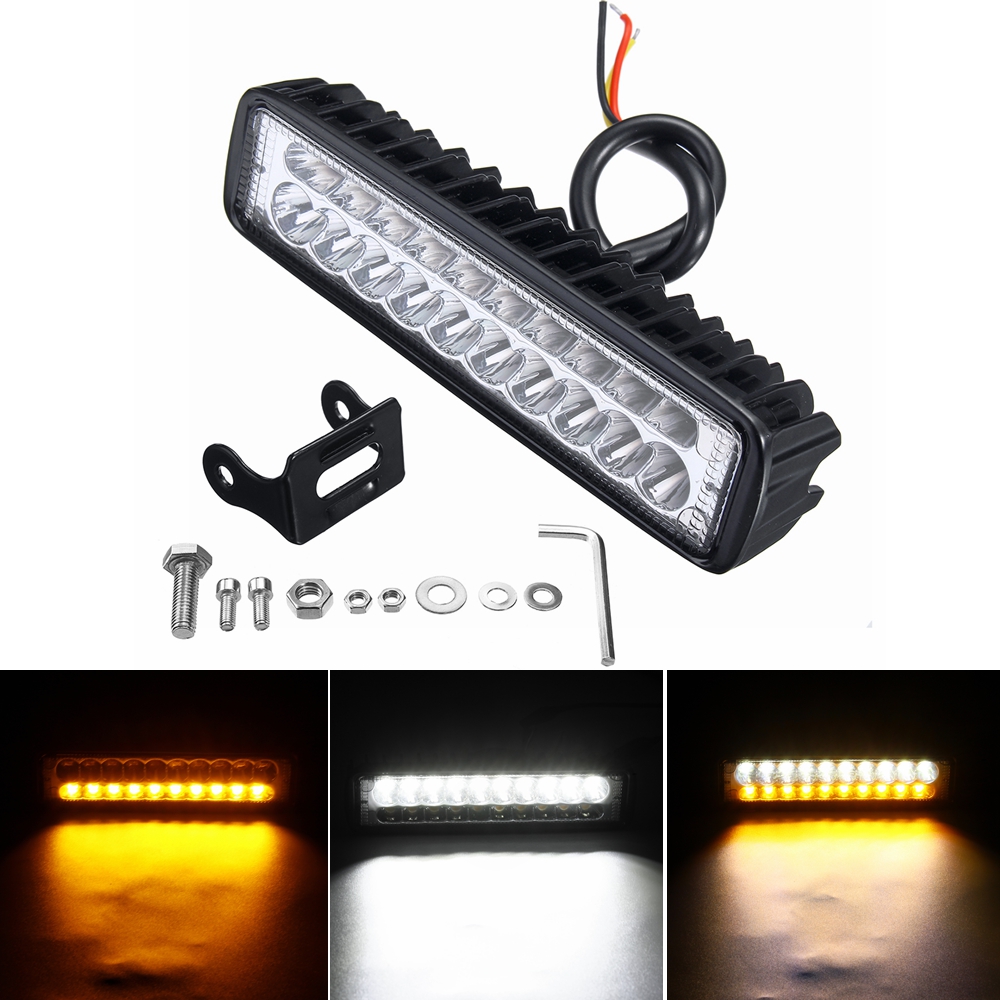 

6inch 80W 20 LED 12V Work Light Flood Beam Driving Fog Headlights Lamp Bar Motorcycle Car SUV Off-road