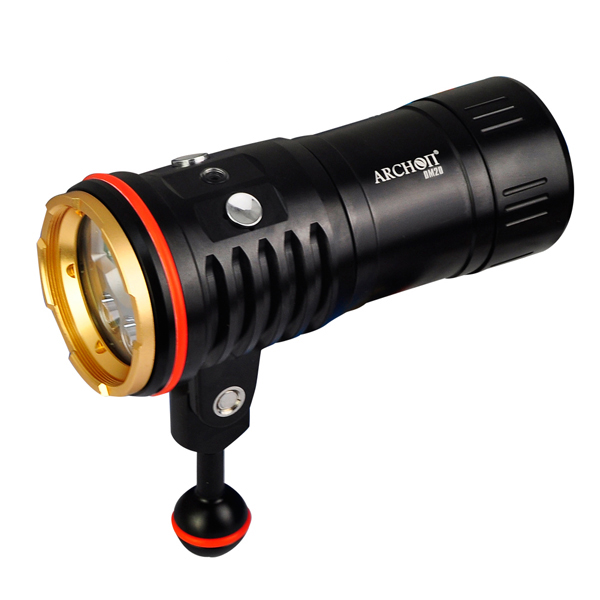

ARCHON DM20 2 U2 18650 5200LM 4-Color Light Tint Diving LED Flashlight