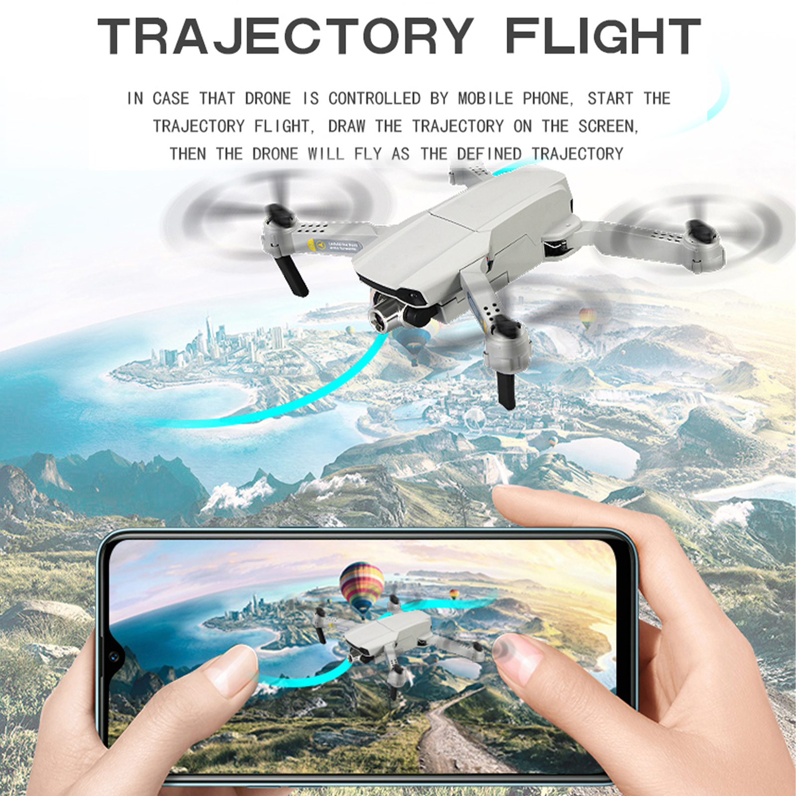 CSJ X2 Mini WIFI FPV With 4K HD Dual Camera 10mins Flight Time Altitude Hold Brushed Foldable RC Drone Quadcopter RTF 97