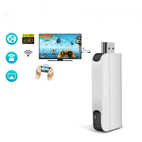 

Bakeey K2 1080P 2.4GHz Wireless WiFi HDMI Adapter Display Dongle Receiver For Airplay Miracast DLNA