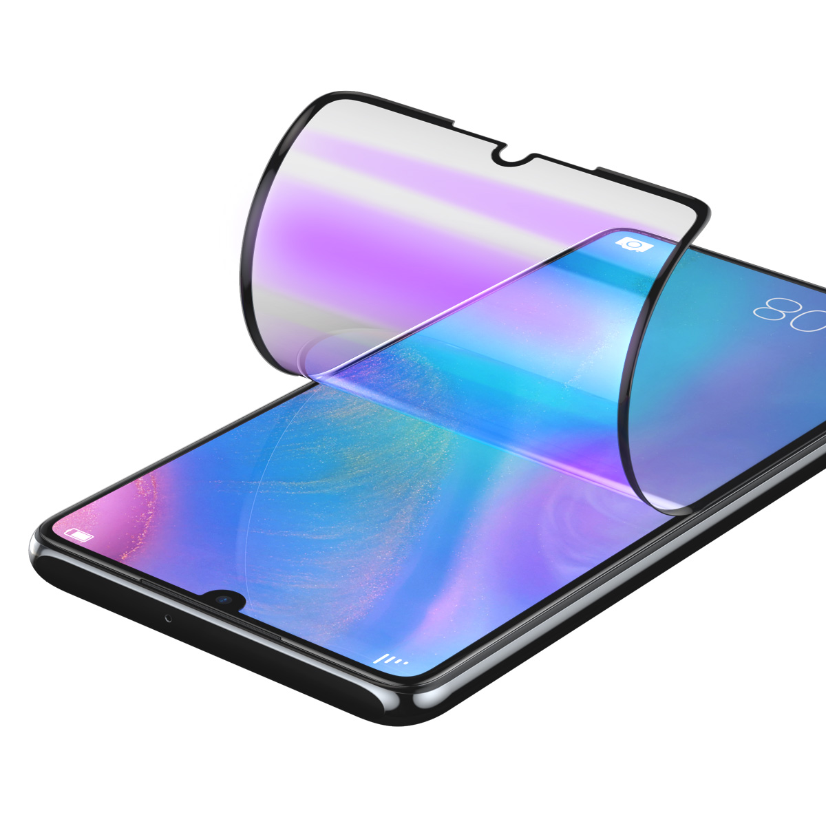 

Baseus 2PCS 0.15mm Full-cover Curved High Definition Anti-explosion Soft Screen Protector For Huawei P30