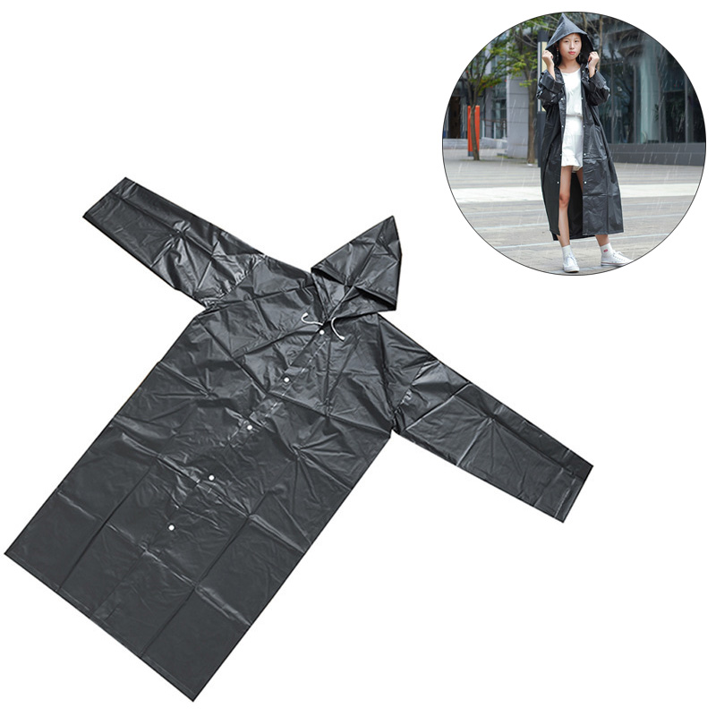 

IPRee® 2 Pcs EVA Raincoat Environmental Waterproof Rainwear Suit Camping Travel Portable Poncho