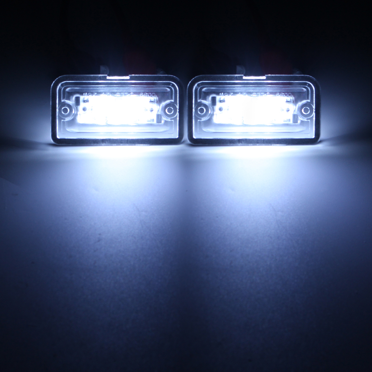 2Pcs 3SMD LED feux de plaque d'immatriculation pour Mercedes CLK280 500 W209 C209 02-09