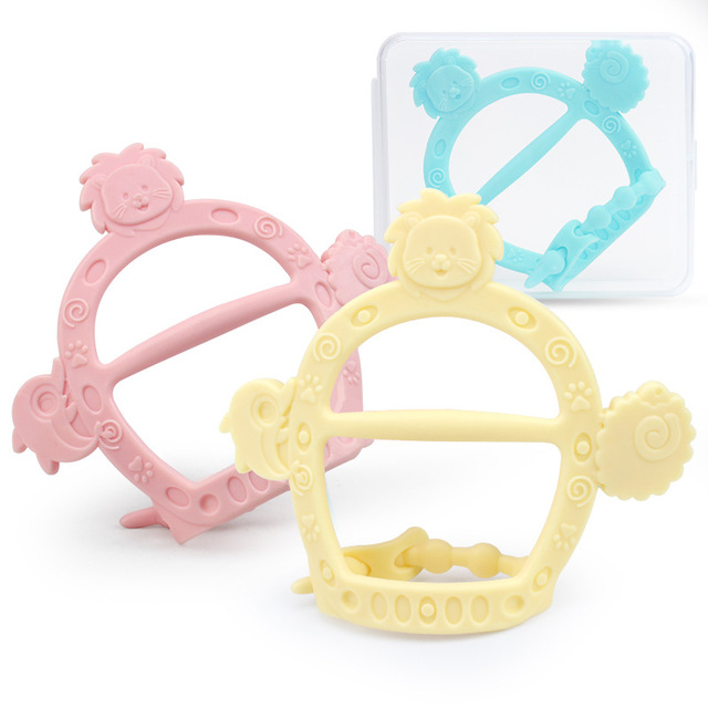 

Baby Can Be Boiled Teether Toy Molars Hand Silicone Baby Anti-eat Hand Bite Chew Portable Baby Products