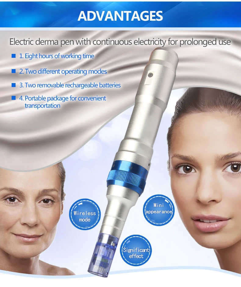 A6-C Electric Pen Auto Micro Needle Skin Face Care Beauty Machine