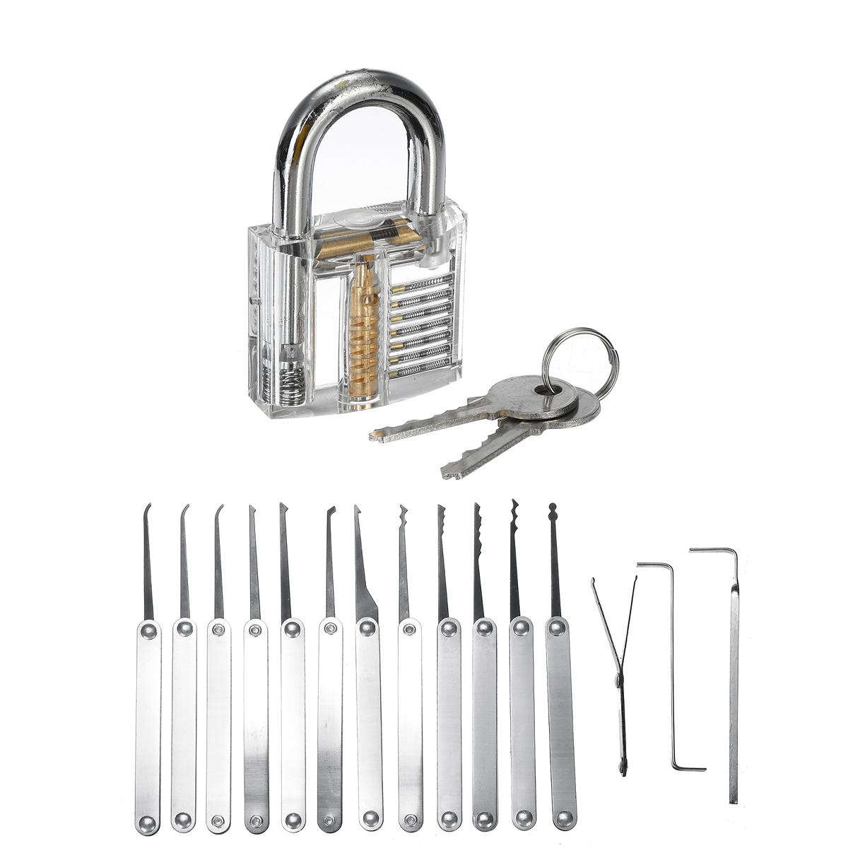 Find 5/19/25PCS Unlocking Locksmith Practice Lock Pick Key Extractor Padlock Lockpick Tool Kits for Sale on Gipsybee.com with cryptocurrencies