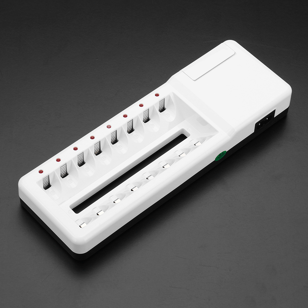 Find Palo NC09 8 Slot Dual USB Port NI CD NI MH AA AAA Rechargeable Battery Charger for Sale on Gipsybee.com with cryptocurrencies