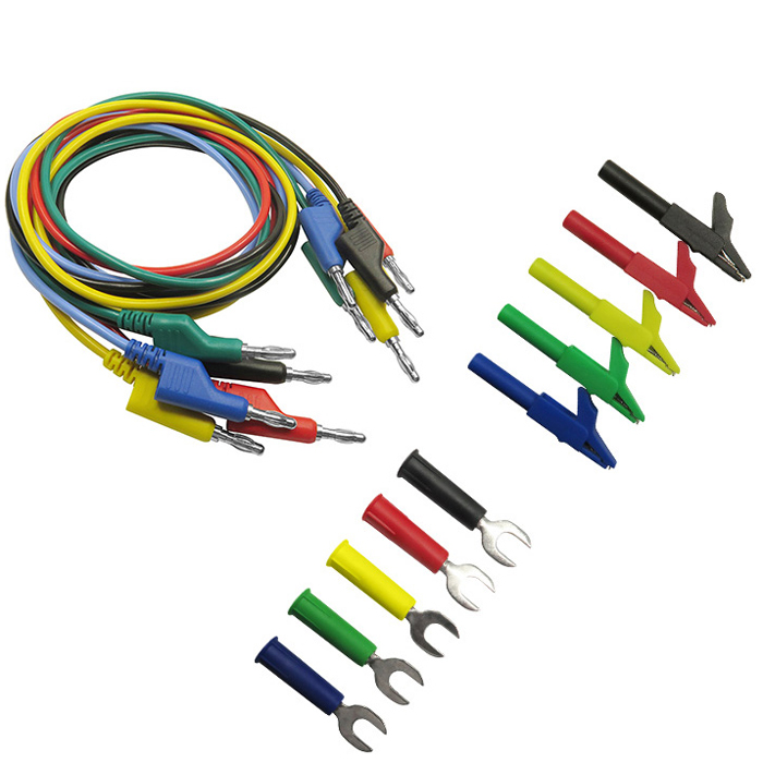 

P1036A 4mm Banana to Banana Plug Test Lead Kit for Multimeter Cable Match the Alligator Clip Test Probe