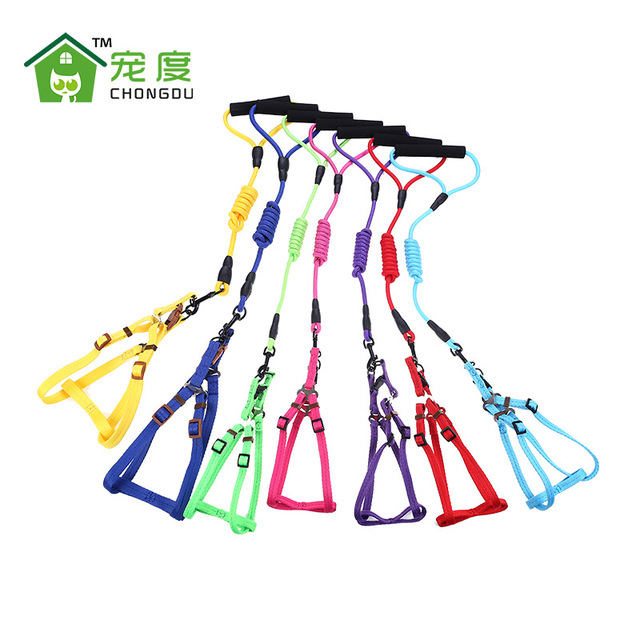 

Dog Leash Small Medium Dog Chain Teddy Golden Retriever Dog Rope Strap Collar Pet Supplies