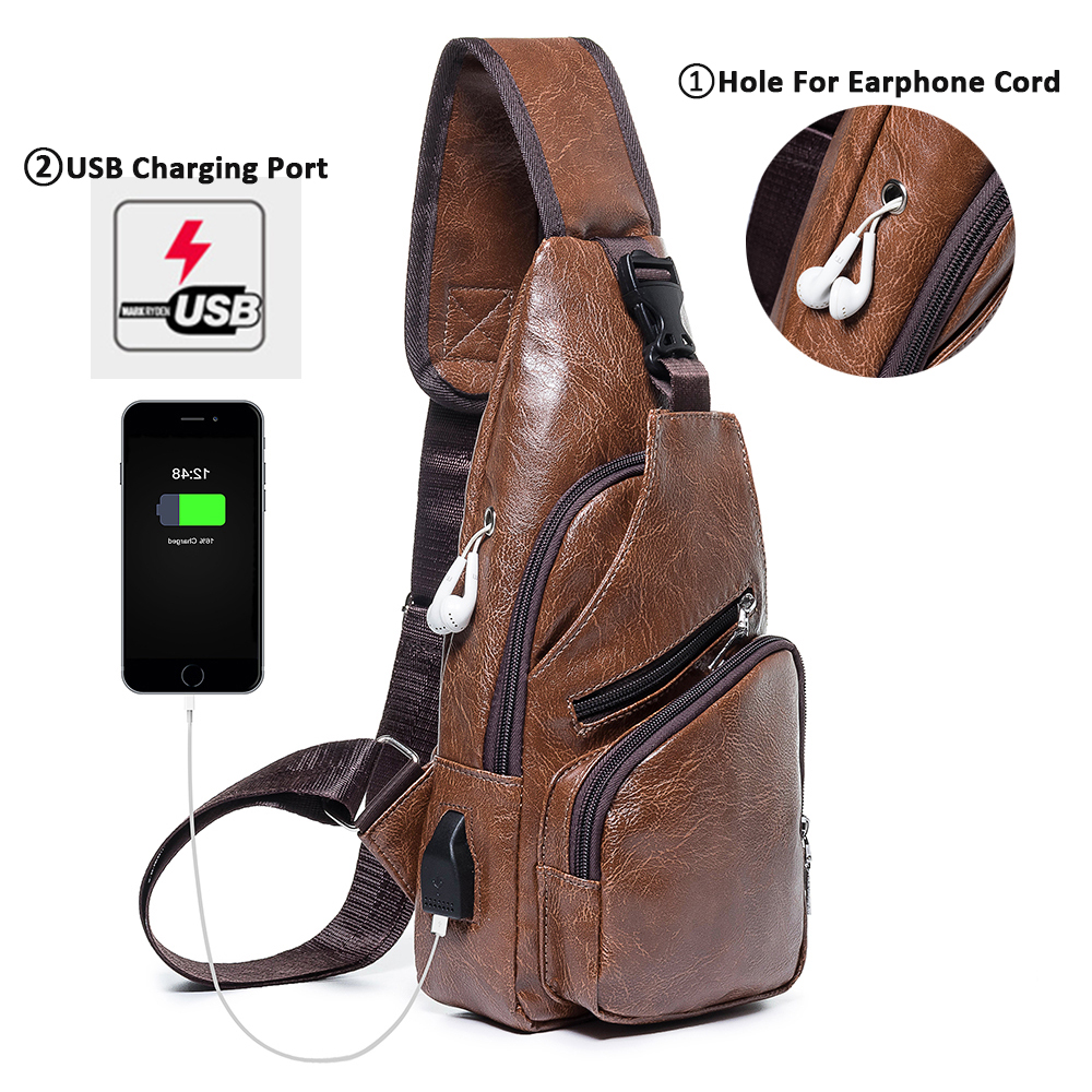 Handbags & Bags - Men Casual Resistant Waterproof Anti Theft Chest Bag ...