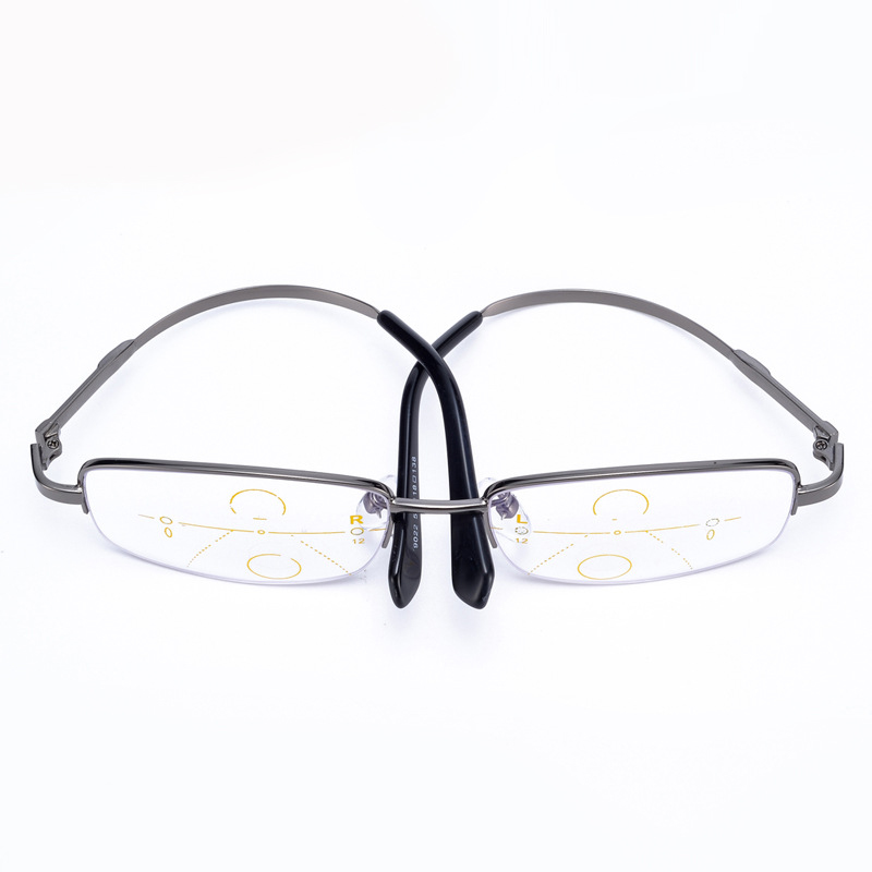 

KCASA Customized Intelligent Reading Glasses Progressive Multifocal Lens Presbyopia Memory Alloy Frame