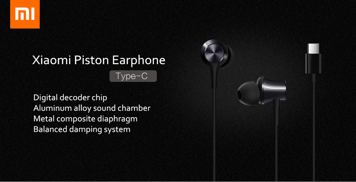 Xiaomi Piston Type-C Earphone In-Ear Stereo Aluminum Alloy buy online in pakistan