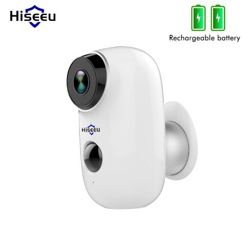 

Hiseeu C10 1080P Wire-Free Rechargeable Battery CCTV WiFi IP Camera Outdoor IP65 Weatherproof Home Security Camera PIR Motion Alarm