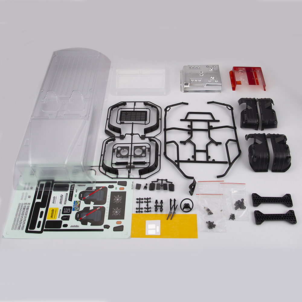 

Killerbody 48722 MARAUDER Ⅱ Clear RC Car Body Shell Fit For 1/10 Axial SCX10&SCX10 ⅡChassis