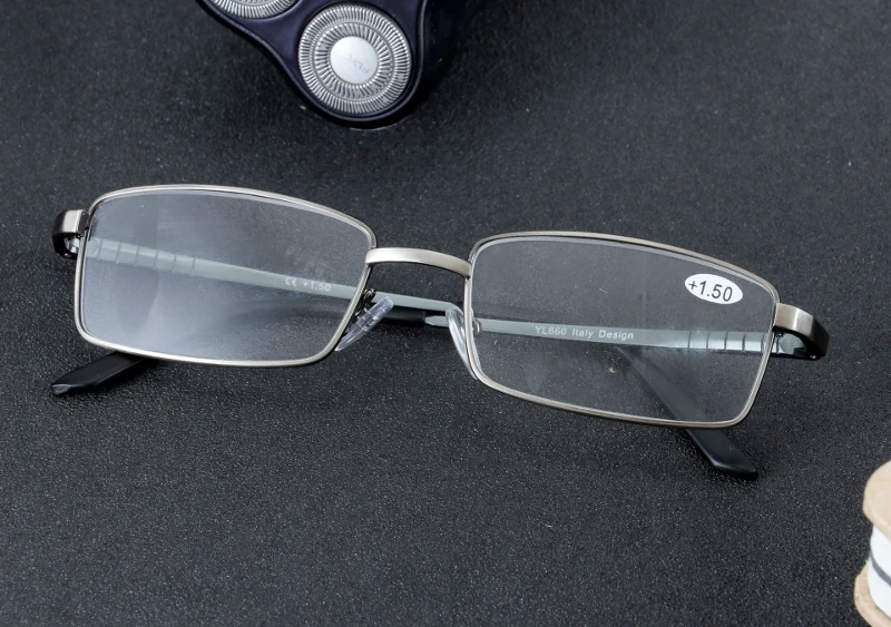 Aluminum Alloy Reading Glasses Resin Lens Presbyopic Glasses