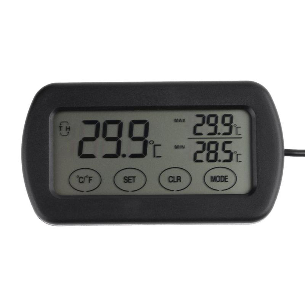 

Mini Digital LCD Alarm Reptile Tank Egg Incubator Thermometer Hygrometer Monitor Electronic Probe Temperature Humidity Tester