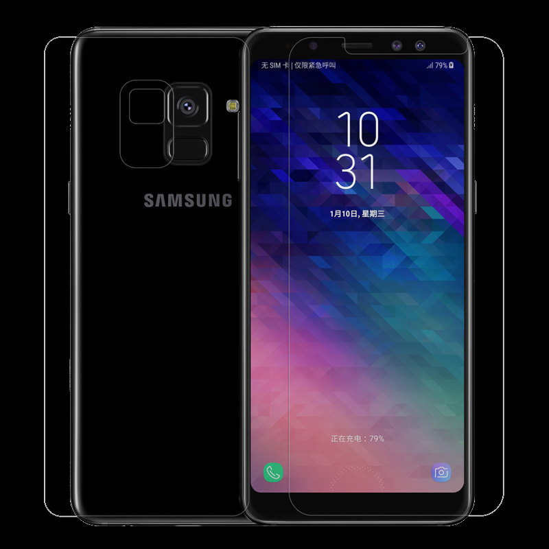 

NILLKIN 0.33mm Anti-Explosion AGC Glass Front & Back Film for Samsung Galaxy A8 Plus (2018)