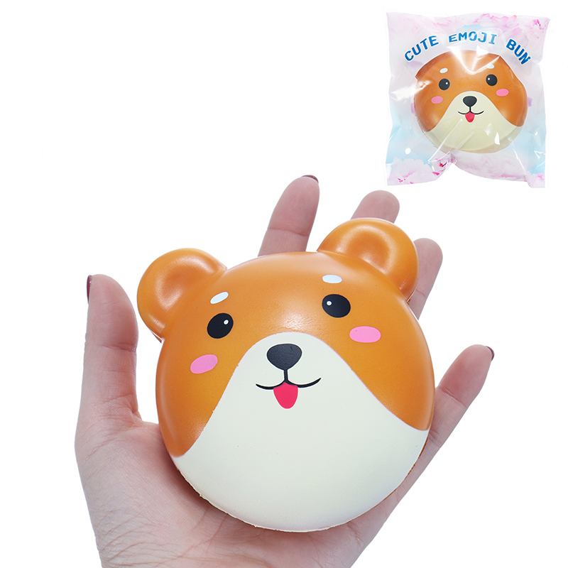 

Squishy Puppy Bun Slow Rising Toy с упаковкой Cute Animals Collection Decor Toy