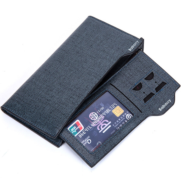 

18 Card Slots Men PU Leather Casual Business Long Wallet Multifunctional Clutches Bag Card Holder