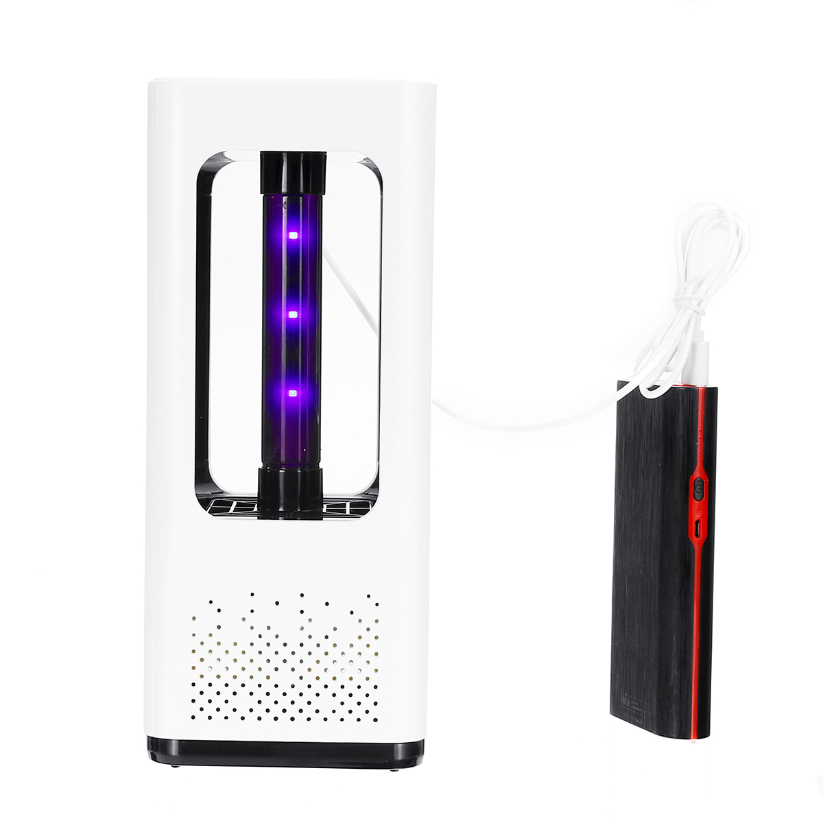 

DC5V 1A 5W ABS 368nm USB Mosquito Dispeller Killer Lamp Indoor Bug Zapper Plug in Electronic LED Light Insect Trap Pest