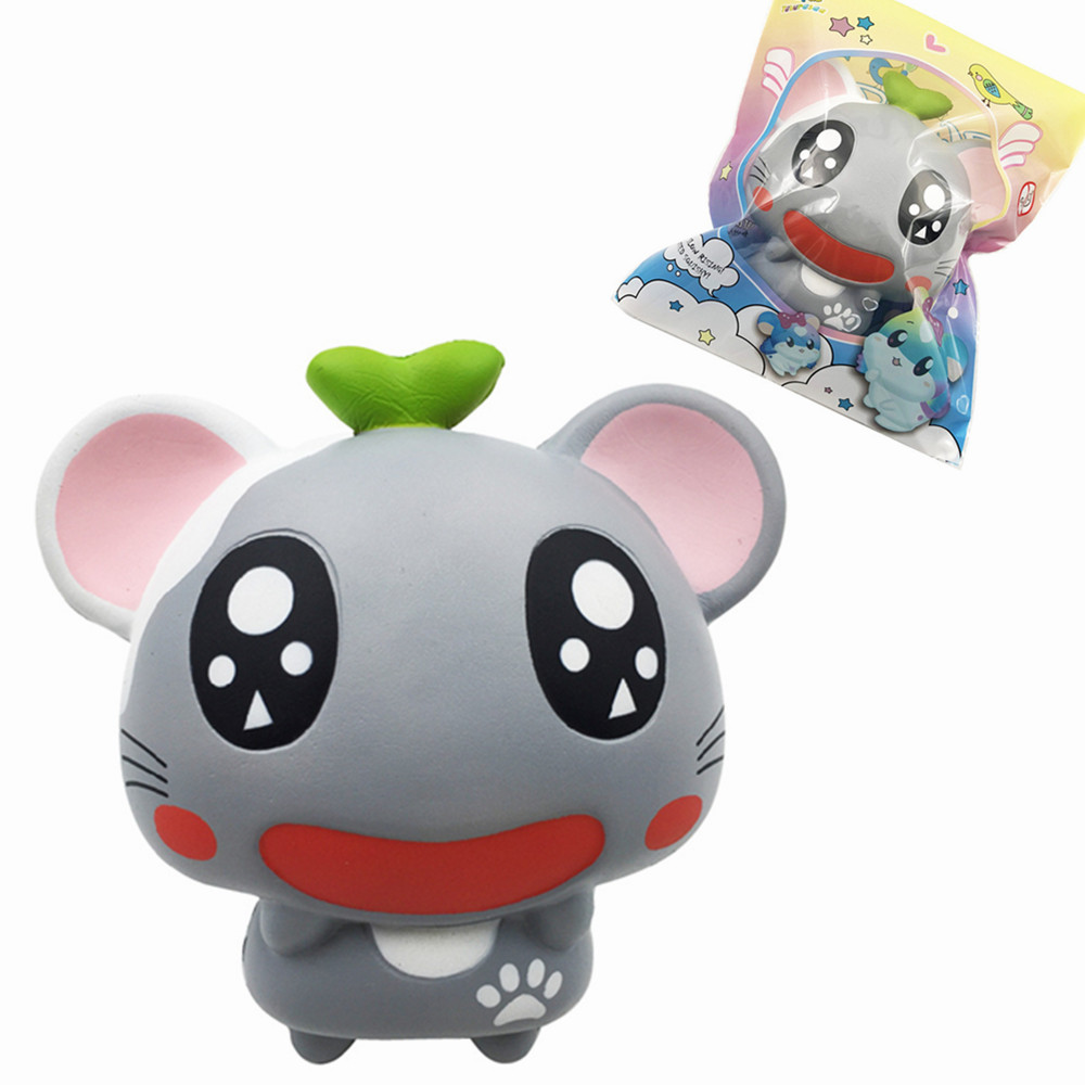 

Taburasaa Squishy Animal Rat 15cm Soft Медленная восходящая игрушка с оригинальной упаковкой Сумка Gift