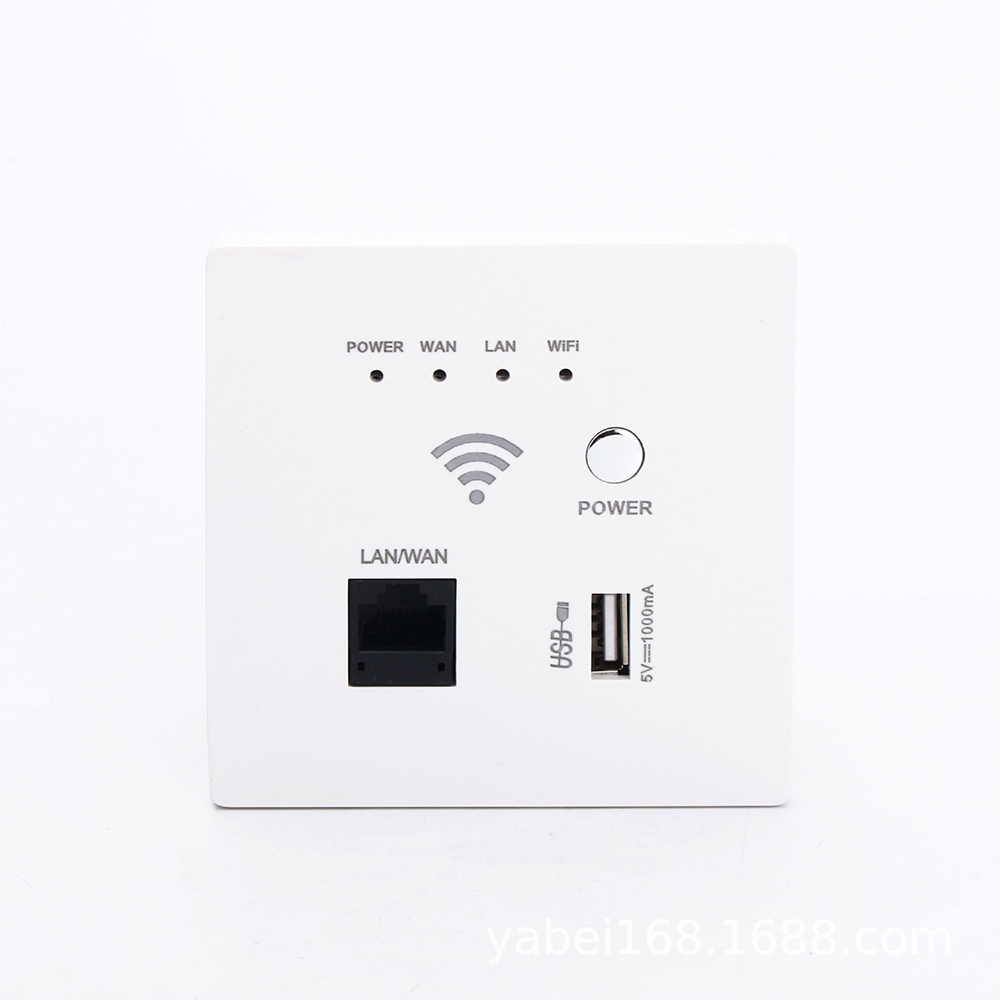 Find 300Mbps Wall Embedded Router Wireless AP Panel Router OPENWRT System WiFi Repeater Extender USB Charging Socket for Home Use for Sale on Gipsybee.com with cryptocurrencies