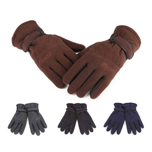 

Aotu Outdoor Hiking Gloves Three Layer Thickening Windproof Soft Winter Warm Unisex Wrist Mitten
