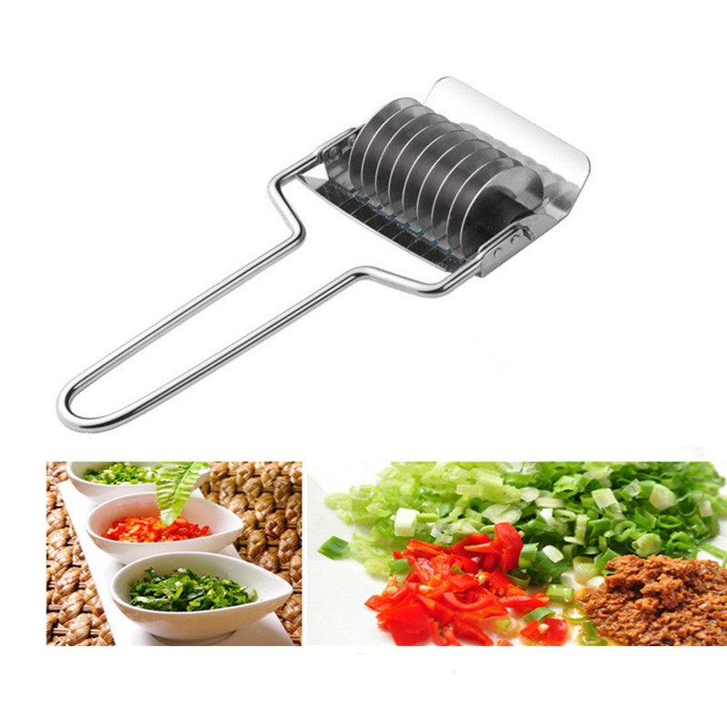 

1Pcs Stainless Steel Onion Chopper Slicer Garlic Coriander Cutter Cooking Tools Slicing Tool Kitchen Accessories Gadgets Vegetable Cutter