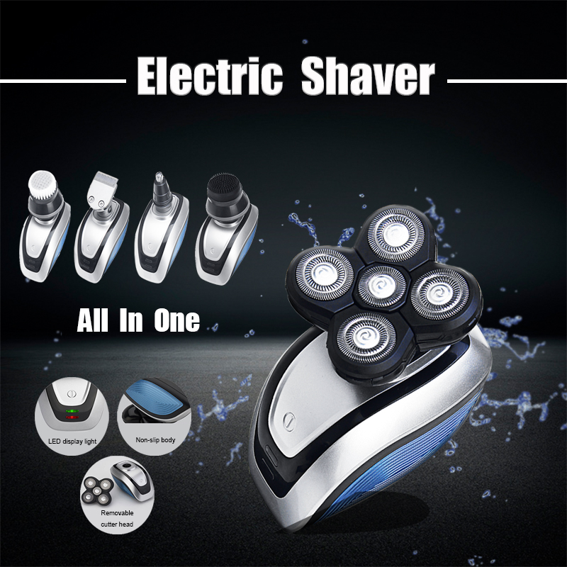Men's 5 in 1 Electric Shaver Grooming Kit Cordless